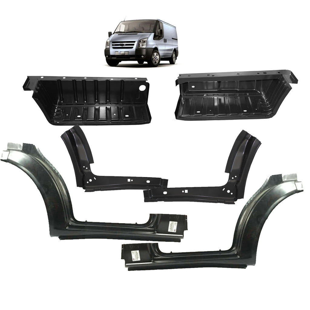 Ford Transit Set of Front Door Step Footwell Panel Arch Sill Lower Parts 1492553