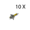 10 X Magnetti Marelli H4 12V Yellow P43t 60/55W Spotlight Headlight Fog Light Bulb 002575100000