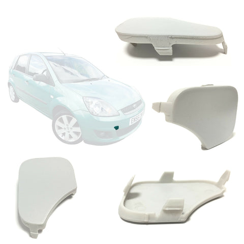 FRONT BUMPER TOWING EYE COVER PRIMED FITS FORD FIESTA MK5, 2008 ONWARDS, 1375861