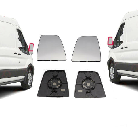 Ford Transit MK8 Left Right Upper Wing Mirror Glass 2014 Onwards 1823985