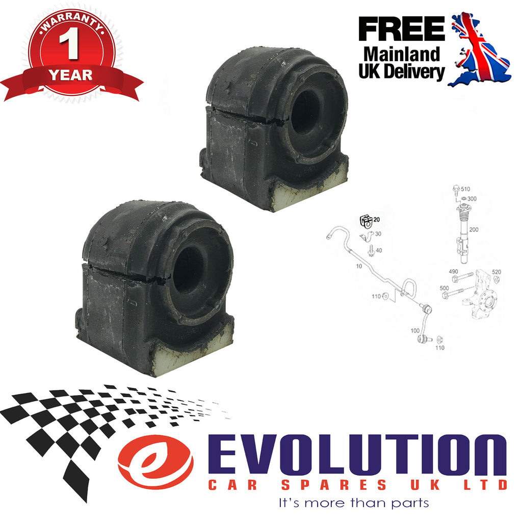 Stabilizer Mounting Front Bar Bush x 2 Mercedes Sprinter Vw Crafter 90632335852
