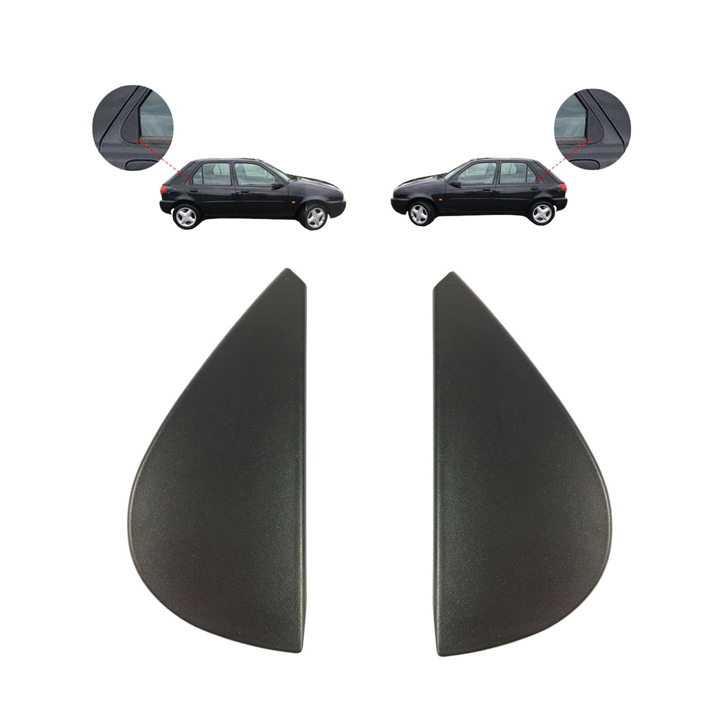 Rear Door Triangle Trim Moulding Left And Right Fits Ford Fiesta 96FBA274A33AF