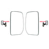 Transit MK6 MK7 Side Wing Mirror Glass Blind Spot Mirror Glass Set 4059969
