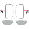 Transit MK6 MK7 Side Wing Mirror Glass Blind Spot Mirror Glass Set 4059969