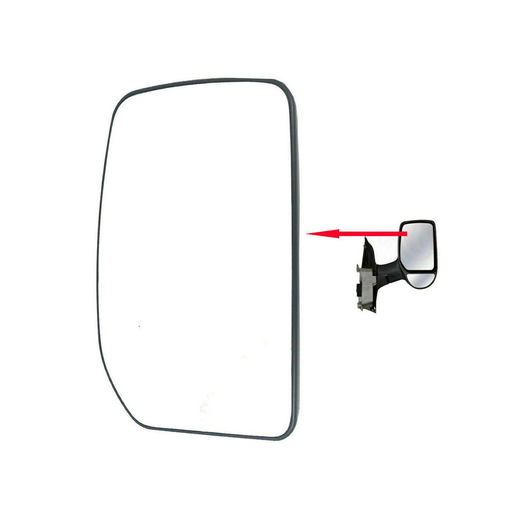 Transit MK6 MK7 Side Wing Mirror Glass Blind Spot Mirror Glass Set 4059969