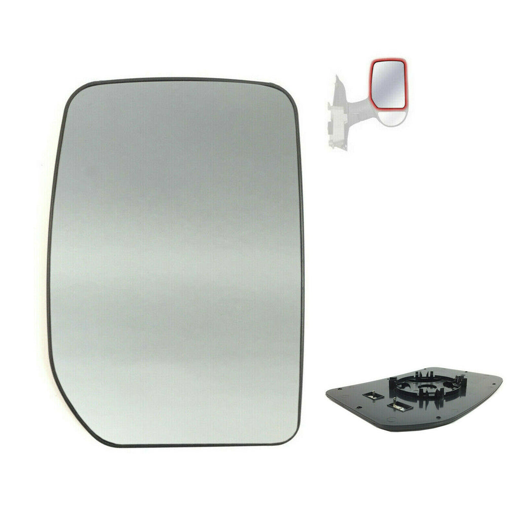 Ford Transit MK6 MK7 Right Side Wing Mirror Blind Spot Heated Glass 4458055