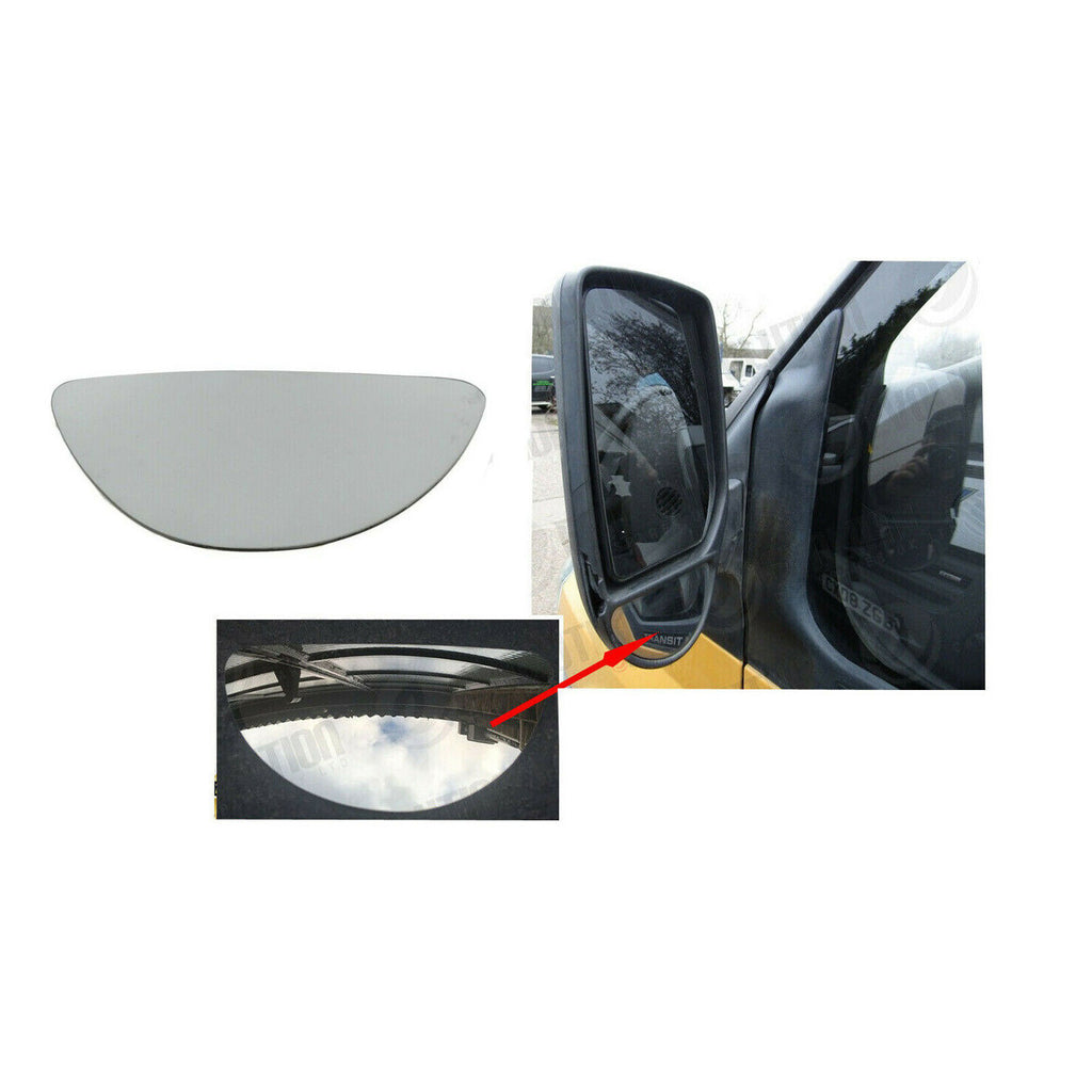 Ford Transit MK6 MK7 Side Wing Mirror Glass Heated Blind Spot Mirror Glass