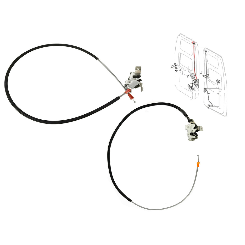 Rear Lh Rh Upper Door Latch Cable Lock Fits Ford Transit  Mk6 Mk7 00 14  1494097
