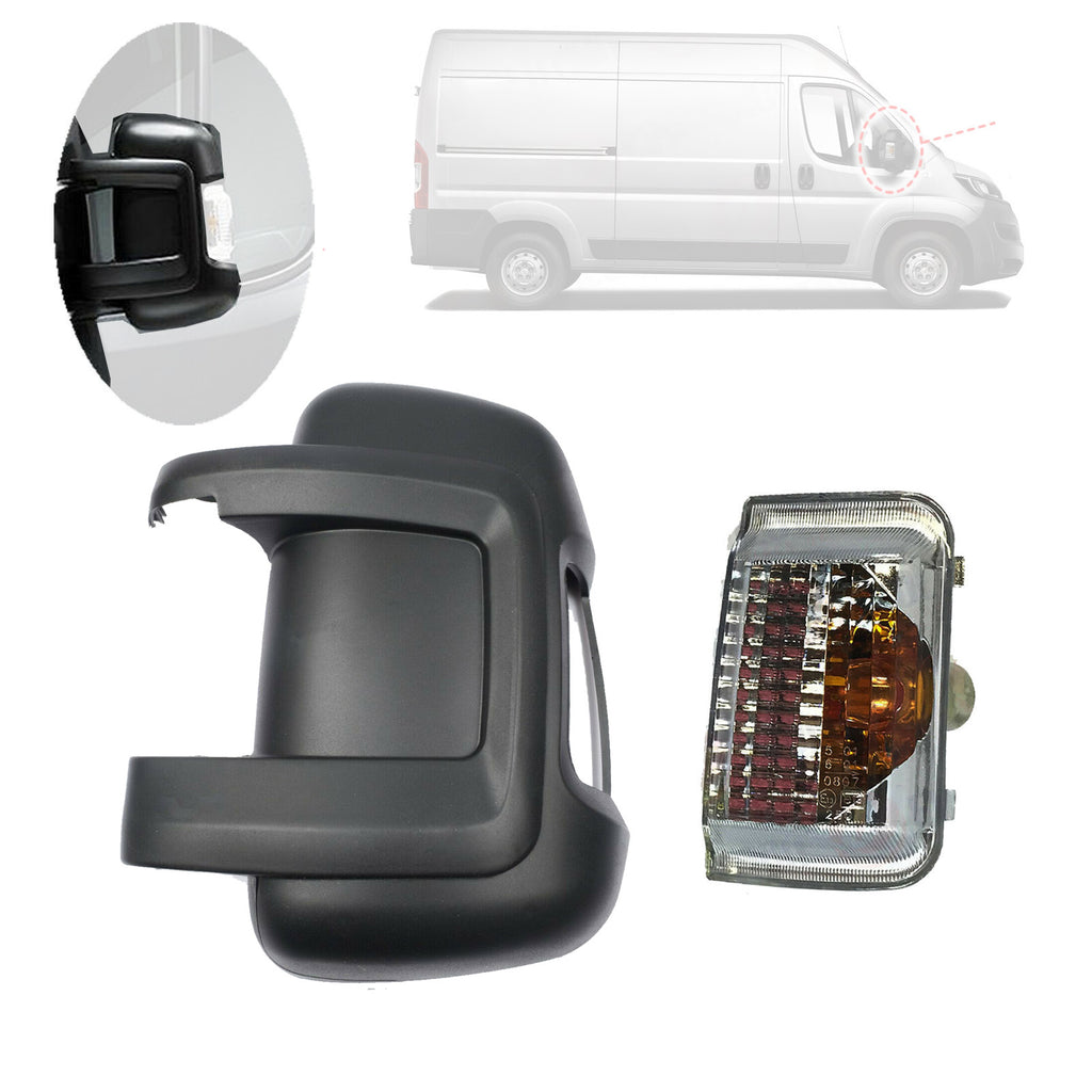 Ducato Relay Boxer 2006 On Right Left Wing Mirror Cover Lens Lamp 8156.77 6325.H0