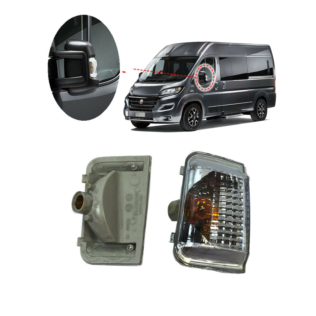 Ducato Relay Boxer 2006 On Right Left Wing Mirror Cover Lens Lamp 8156.77 6325.H0