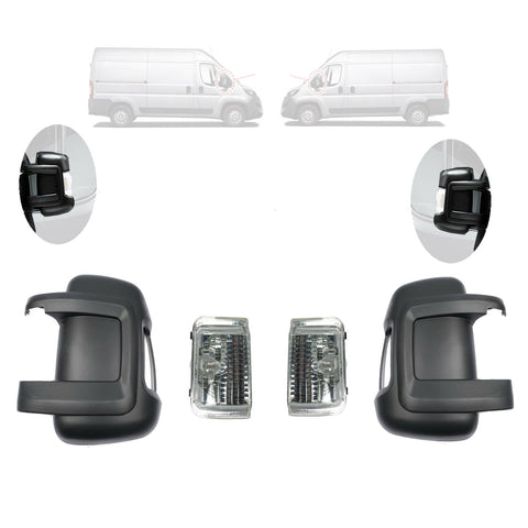 Ducato Relay Boxer 2006 On Left Right Wing Mirror Cover Lens Lamp  8156.78  6325.H1