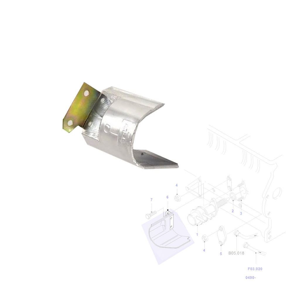 Ford Transit 2.5 TD DI Diesel MK4 MK5 Fuel Lift Pump And Heat Shield  91 to 00 1035875