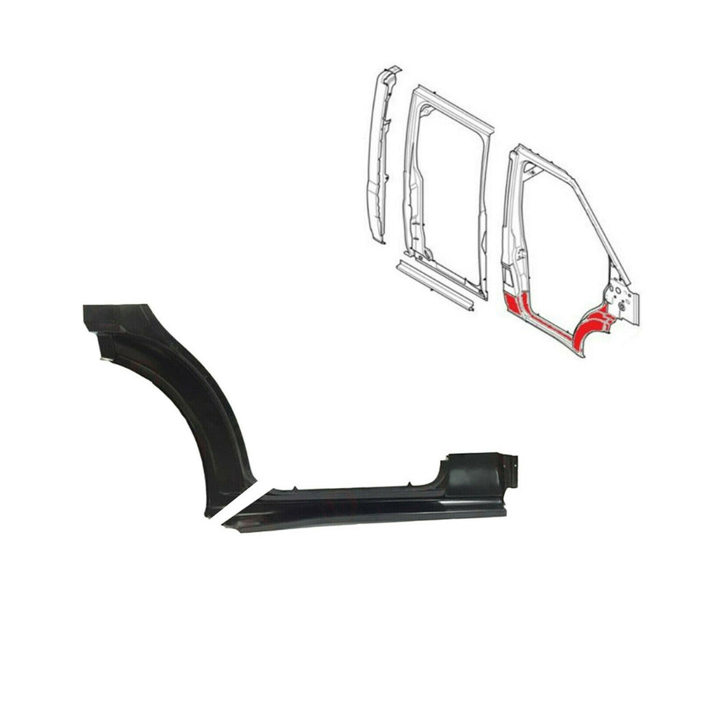 Ford Transit MK6 MK7 Front Wheel Arch Door Sill Lower Repair Part 2X