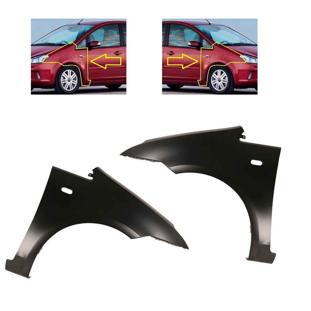 Front Fender Left Right Side Guide Set Fits Ford C-Max 2007 to 2010 1474083  1474084