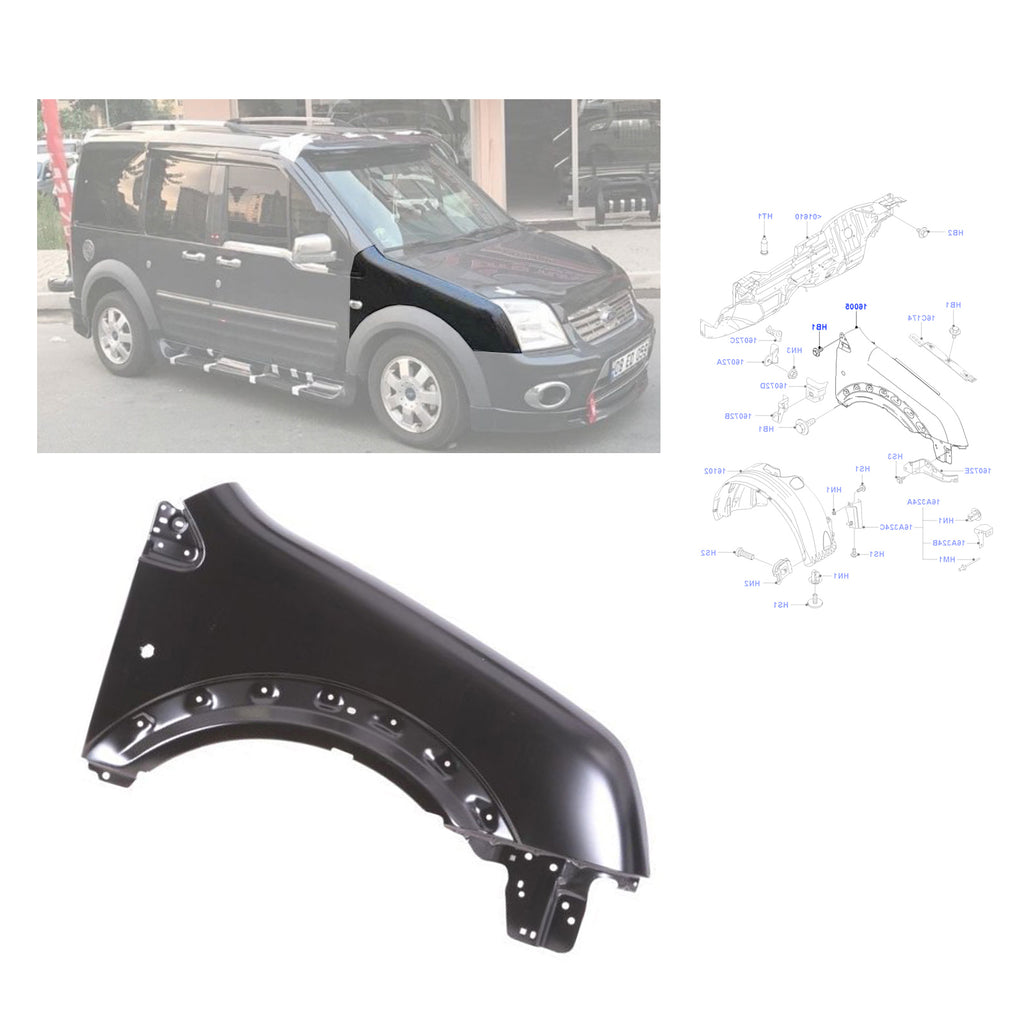 Ford Transit Connect Front Right Left Wing Fender 2003 to 2013  5131151  5131152