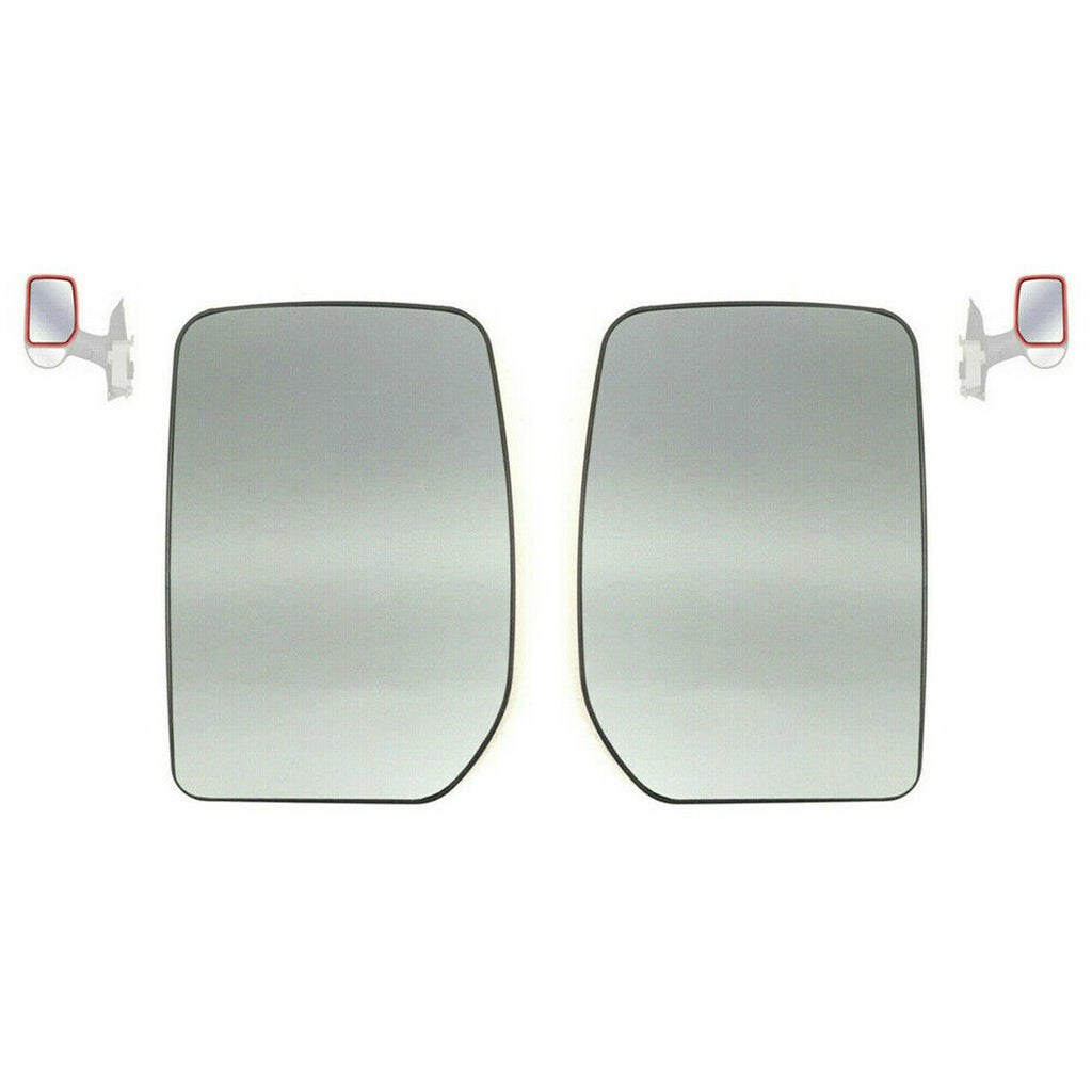  Ford Transit MK6 MK7 Front Right Left Wing Mirror Non Heated Glass Set 4059968 4059964