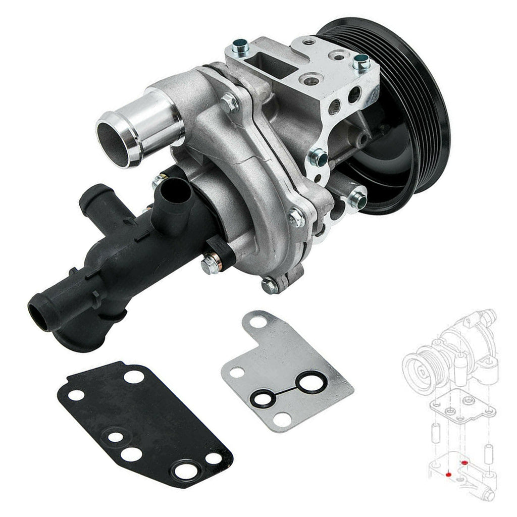  Land Rover Defender Ford Transit MK6 MK7 2.4 Water Pump With Gaskets 2U1Q8A558