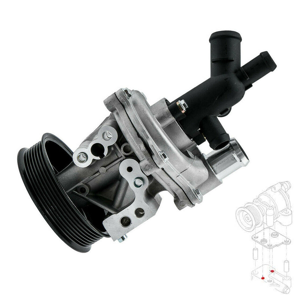  Land Rover Defender Ford Transit MK6 MK7 2.4 Water Pump With Gaskets 2U1Q8A558