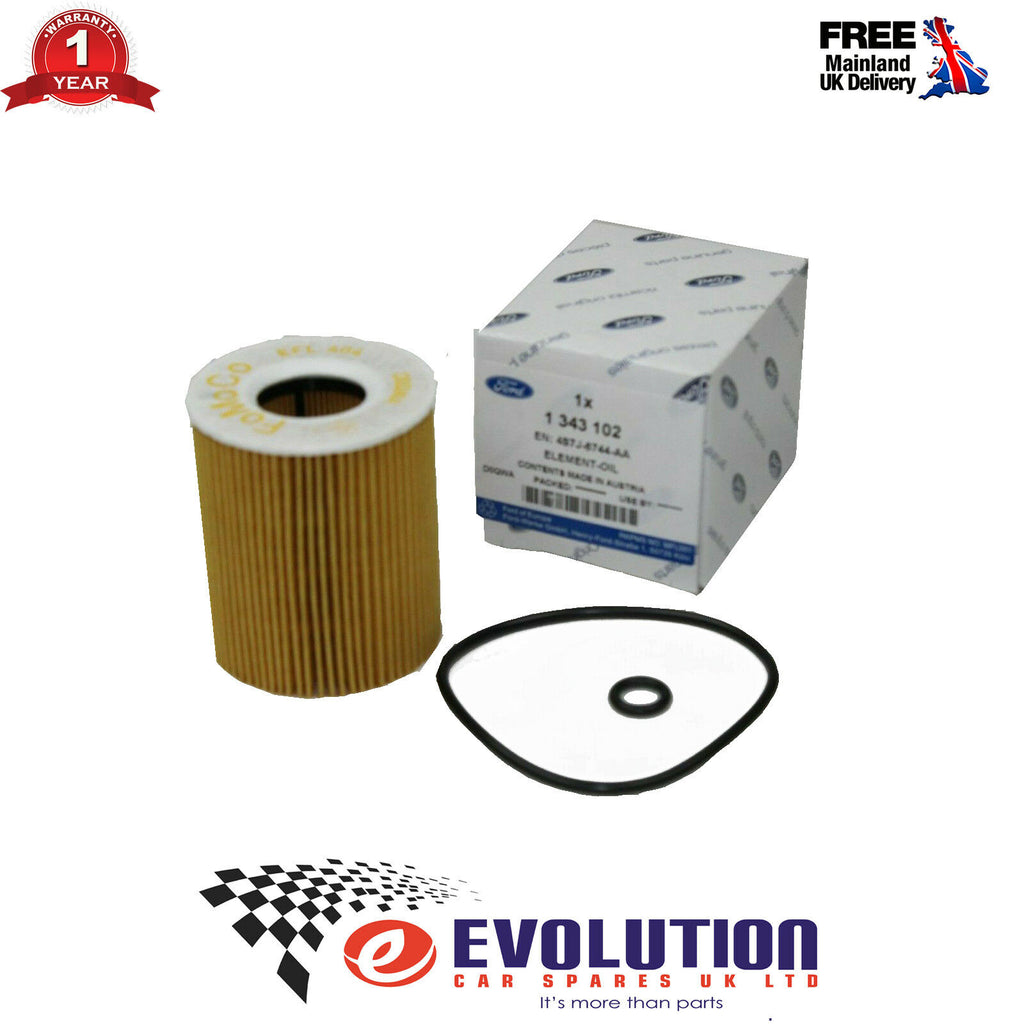 Genuine Oil Filter with Sum Plug Fits Ford Mondeo Galaxy S Max Mazda 6 1343102 4S7J6744AA