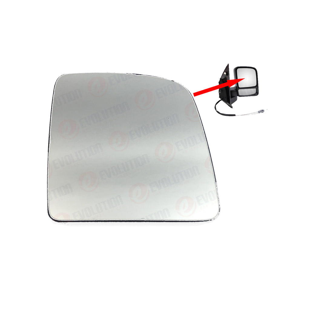 Transit Connect Wing Mirror Glass Non Heated Set 2002 to 2009 4440212