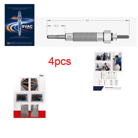 Mitsubishi L200 L300 L400 Toyota Auris Avensis Heater Glow Plugs Set 