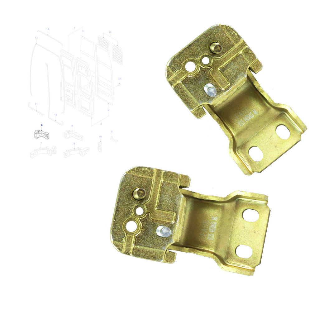 Ford Transit MK6 MK7 Rear Door Top Set 2X Upper Lower Hinge Lh Rh 1752702