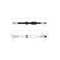 Mercedes Benz GL Serie X164 Serie W164 2006 ON Front Brake Hose Set 1644200348