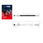  Mercedes Benz M Serie W163 1998 to 2005 Rear Brake Hose Set 1634201348