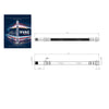  Mercedes Benz M Serie W163 1998 to 2005 Rear Brake Hose Set 1634201348