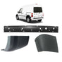  Ford Transit Connect Rear Bumper With Parking Sensor Holes and Corner Caps  09 to 13 5007970