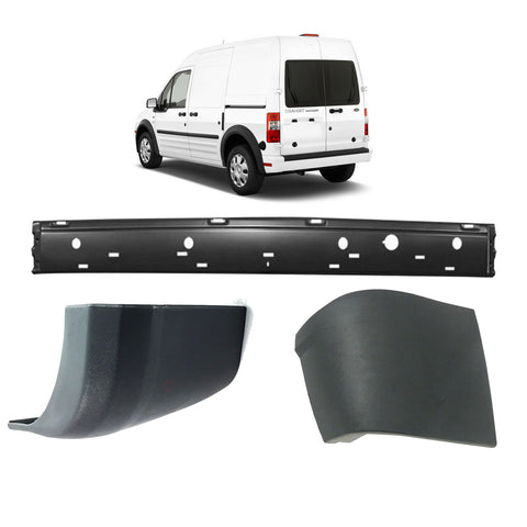  Ford Transit Connect Rear Bumper With Parking Sensor Holes and Corner Caps  09 to 13 5007970