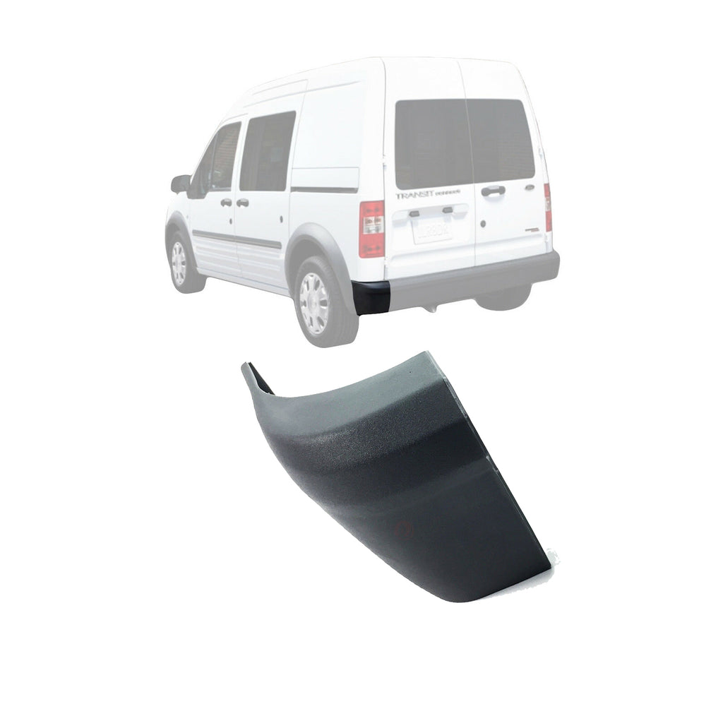  Ford Transit Connect Rear Bumper With Parking Sensor Holes and Corner Caps  09 to 13 5007970
