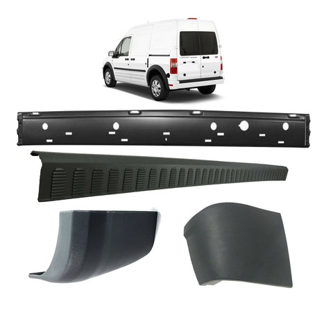 Ford Transit Connect Rear Bumper With Sensor Hole End Caps Cover Panel 5007970