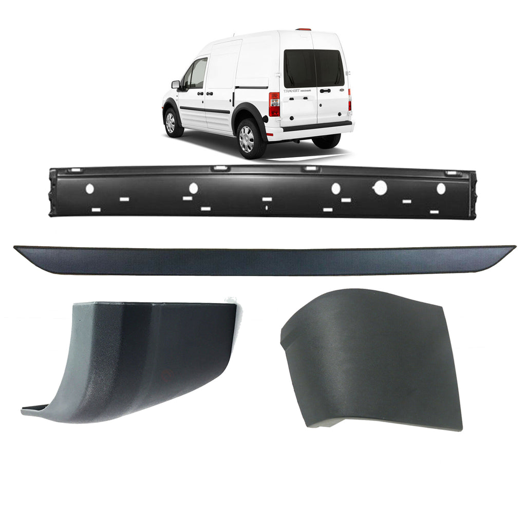 Ford Transit Connect Rear Bumper With Sensor End Caps Lower Cover Panel 5007970