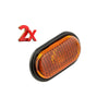 Renault X2 Side Indicator Repeater Lens Light Orange Colour 7700822136