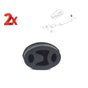 X2 Dacia Renault Exhaust Mounting Rubber Buffer Silencer Holder 6001547472
