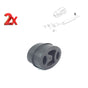 X2 Dacia Renault Exhaust Mounting Rubber Buffer Silencer Holder 6001547472
