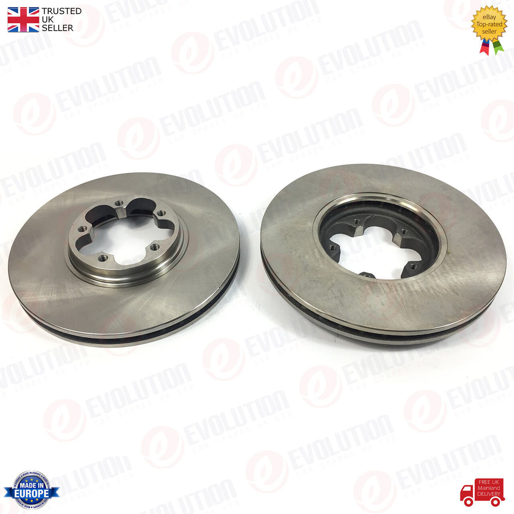 A PAIR OF FRONT BRAKE DISCS FITS FORD TRANSIT MK6 2.4 RWD 2000/06 4494021
