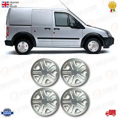 4 X 15 WHEEL TRIM HUB CAP COVER, ABS SOLID PLASTIC FITS FORD TRANSIT CONNECT
