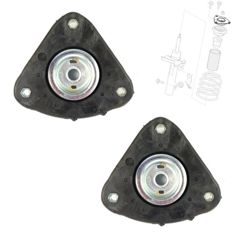 2X TOP STRUT MOUNTING FITS FORD FOCUS, C-MAX, VOLVO C30, C70, S40, V50, MAZDA 3