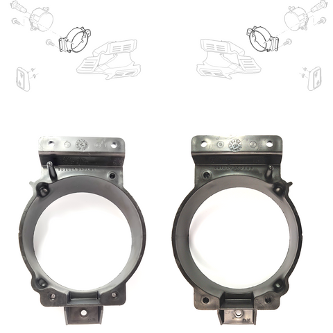 Ford Transit 06 to 14 A Pair Of Fog Light Surround Frames 1387138 1387139