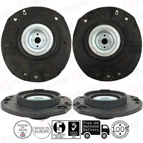 A PAIR OF FRONT AXLE TOP STRUT MOUNTING FITS PEUGEOT 206 UP 1998, 503836, 503840