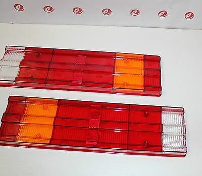 2 X  MERCEDES ACTROS II / AXOR II   NEAR SIDE (LEFT)  REAR LIGHT LAMP LENS 2000>
