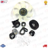 Ford Transit MK6 2.4 D Viscous Fan Belt Pulley Tensioner Kit 2000 to 2006 1097574