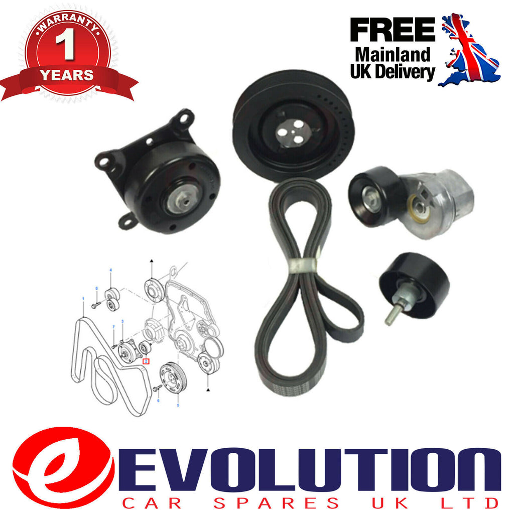 Ford Transit MK6 Belt Pulley Tensioner Complete Kit 1425498 1097574