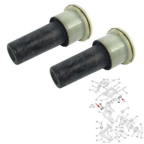 2 X FRONT WISHBONE / CONTROL TRAILING ARM BUSH MOUNTING FITS CITROEN, PEUGEOT