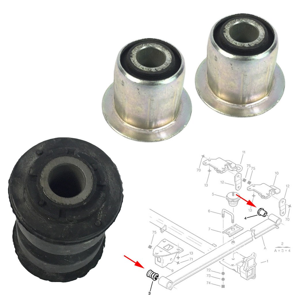 Relay Ducato Boxer Rear Leaf Spring Bush Kit Mount 5131.72  5131.73