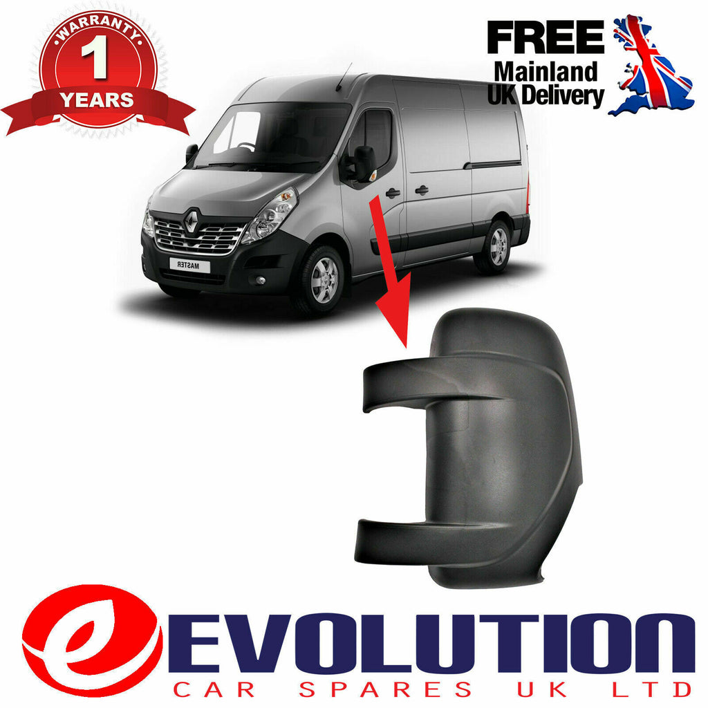 A PAIR OF MIRROR COVER LEFT RIGHT SIDE FITS  MOVANO, RENAULT MASTER MK3