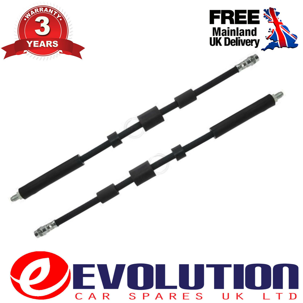2 X FRONT BRAKE HOSES FITS CITROEN BERLINGO,  PEUGEOT PARTNER 2008 ON, 4806G4