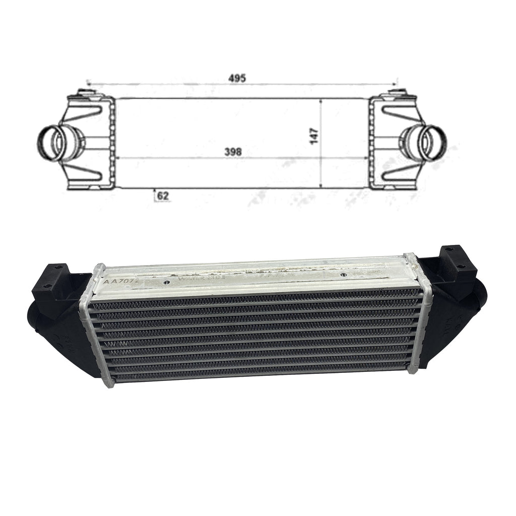 Genuine Intercooler Fits Transit Mk 7 2006 2014 2.4 4164696